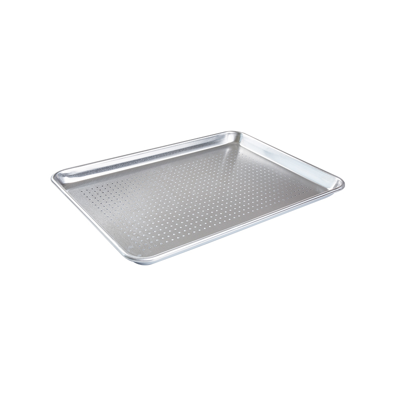 آلومینیوم خالص طبیعی و بدون پوشش خالص نیمه تابه /تابه نان 18 اینچی L X13 اینچ W X1 اینچ H (نیم اندازه)